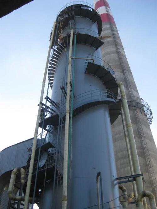  产品中心 脱硫塔  焦化厂的脱硫塔集脱硫除尘为一体
